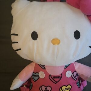 Hello Kitty Hearts Plush Backpack